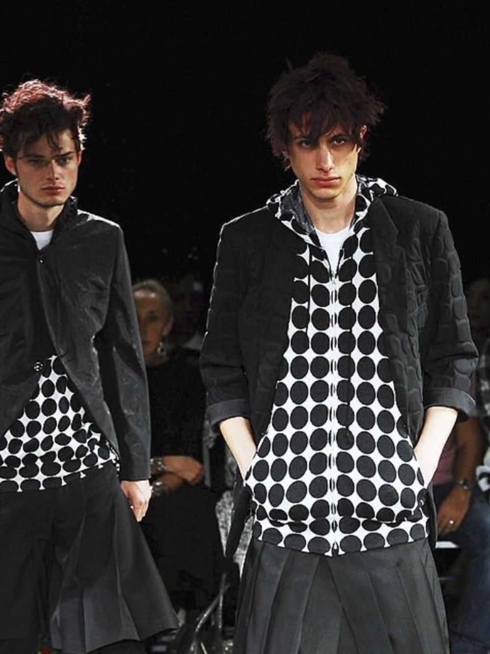 Comme des Garçons - SS09-Runway Cotton Dot Print Cut & Sewn Shirt - Picture 13 of 15